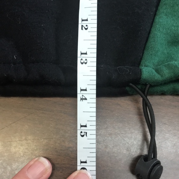 Zaful Going Home Cropped Sweatshirt Zip Front Cat Design Black Green - Picture 11 of 12